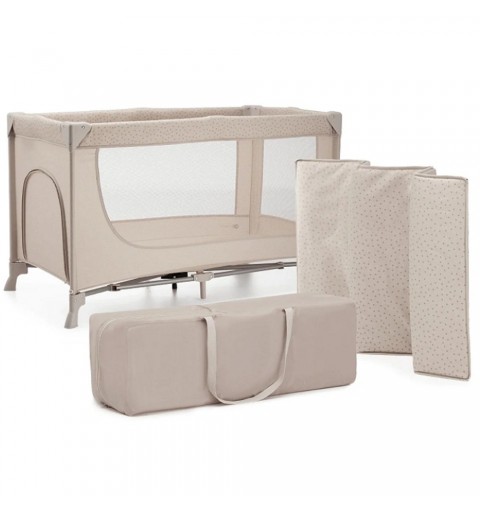 Kinderkraft Joy 2 - łóżeczko turystyczne | Beżowy